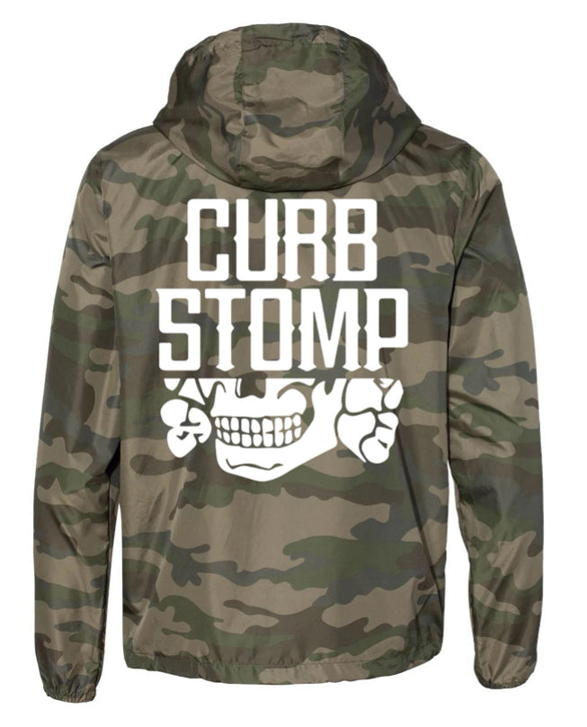 TOTEN CAMO ZIP UP WINDBREAKER