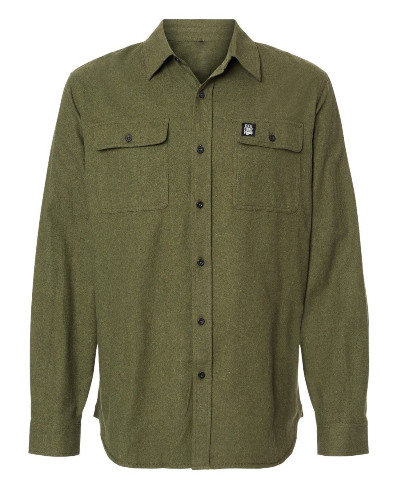 Olive Green Flannel