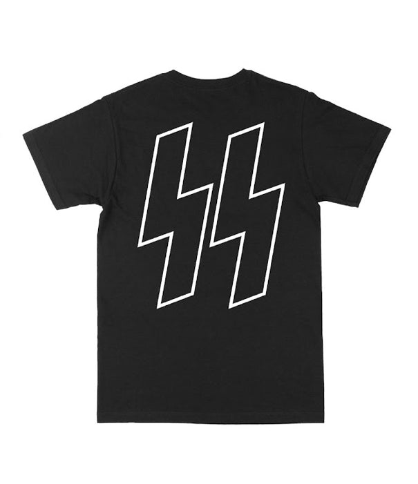 White Outline SS Tee