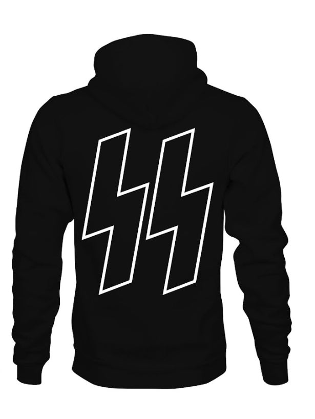 White Outline SS Hoodie